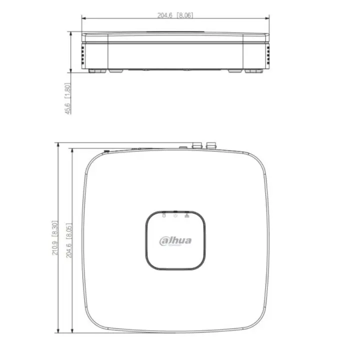 Dahua XVR5104C-I3 (V3.0) Videoregistratore 4 canali Penta-ibrido WizSense - immagine 4