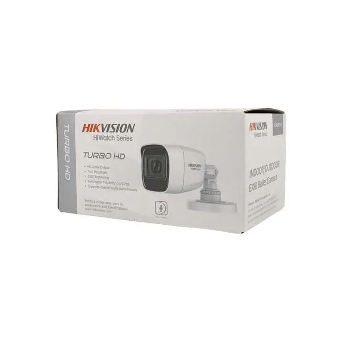 Hikvision telecamera bullet 2mp 2.8mm con microfono 4in1 TVI/AHD/CVI/CVBS FULL HD HWT-B120-MS Hiwatch series audio osd IP66 - immagine 6