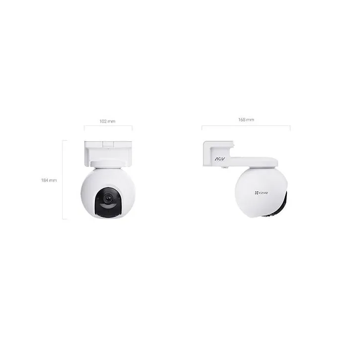 EZVIZ CS-HB8/SP Kit Telecamera motorizzata PTZ 4K con Pannello Solare 5W Wi-Fi, Batteria a Lunga Durata, Rilevamento AI intelligente e Visione Notturna a Colori(Home>Videosorveglianza>Videosorveglianza IP>Speed dome IP) - immagine 7