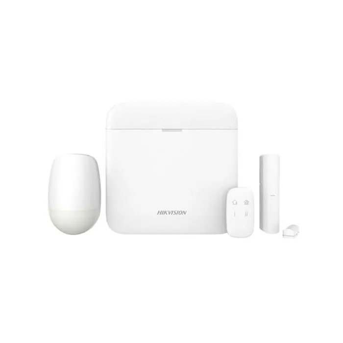 Hikvision AXPRO DS-PWA64-KIT-WE Kit allarme senza fili 868MHz Axiom PRO HUB wireless antifurto casa 64 zone app mobile colore bianco