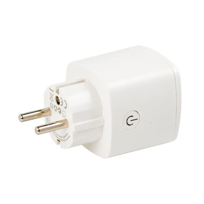 HIKVISION DS-PSP1-WE Spina intelligente AX-PRO per gestione carichi, presa Smart Plug radio per comando dispositivi