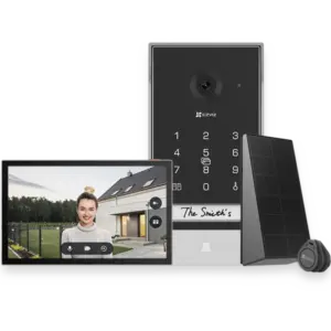 EZVIZ CS-EP7 Videocitofono Smart 2K Wireless con Monitor Touch 7", Tastiera, Pannello Solare e Wi-Fi HaLow
