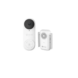 EZVIZ DB2 Videocitofono Wi-Fi 2K a Batteria con Campanello Interno, Rilevamento Persone AI e Visione Notturna