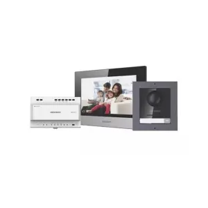 Hikvision DS-KIS702Y Kit Videocitofonico Monofamiliare 7” Touch screen LCD 2-Wire Serie Y Pro Bifilare full hd 1080p IP65 P2P Hik-connect