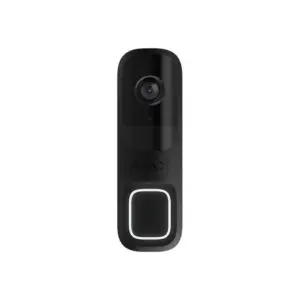 Ajax DoorBell Campanello 4MP Video Intelligente AI Wi-Fi Visione Notturna e Audio Bidirezionale da interno colore nero