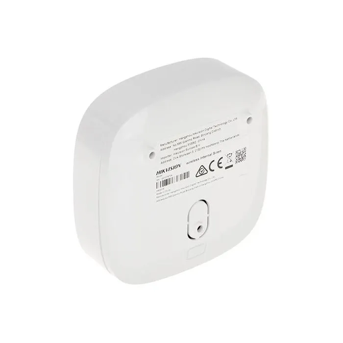 Hikvision AXPRO DS-PS1-I-WE Sirena allarme Wireless 868MHz interna 90/110dB indicatore LED rosso - immagine 4
