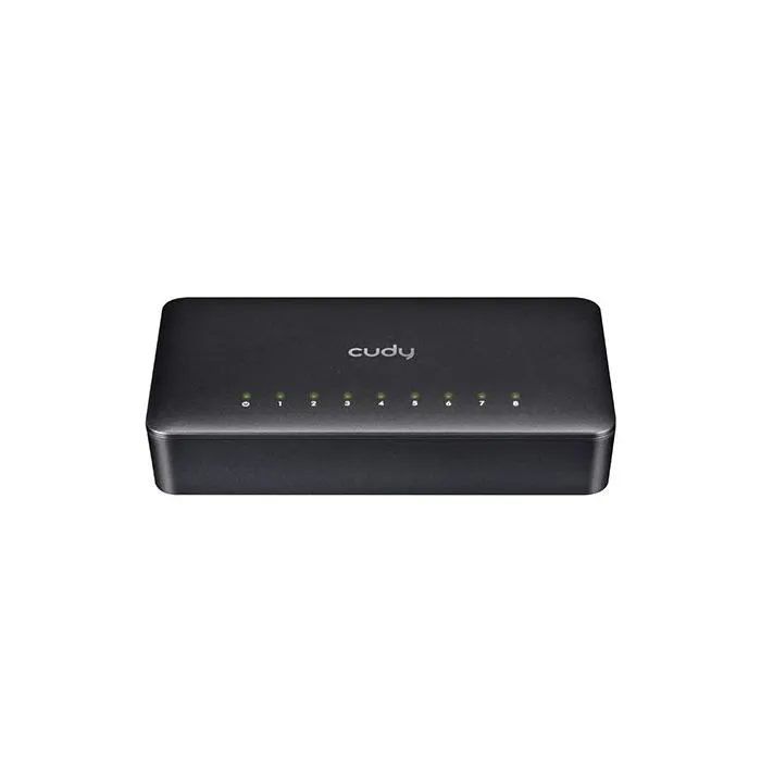 Switch di rete a 8 porte LAN 10/100Mbps Desktop plug&play Cudy FS108D - immagine 2