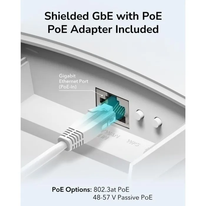 CUDY AP3000 Outdoor Punto di accesso wireless Gigabit WIFI 6 DA ESTERNO - immagine 4
